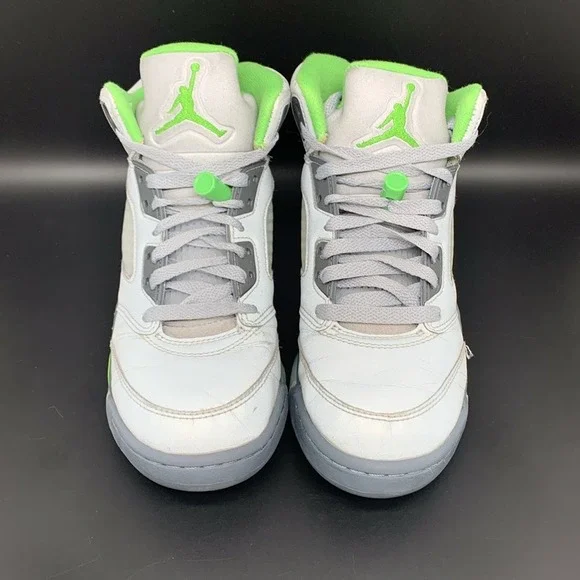 Jordan 5 Retro Green Bean Basketball Shoes DQ3734-003 Youth Sz 6 Women's Sz 7.5 - Picture 2 of 10